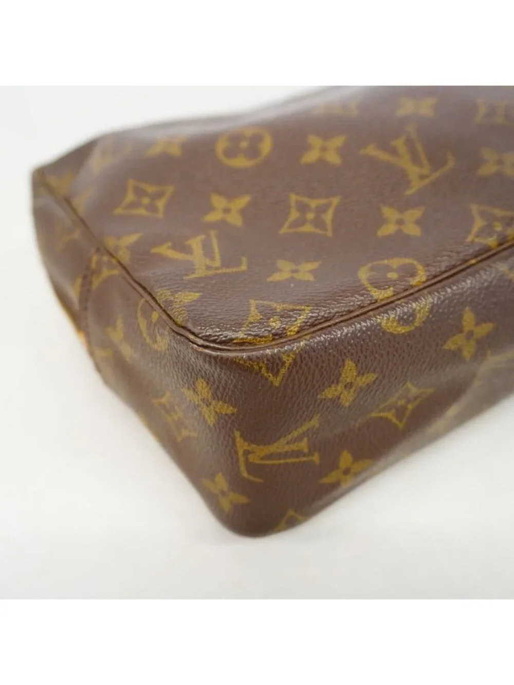 Louis Vuitton Pouch Monogram Trousse Toilet 28 Brown